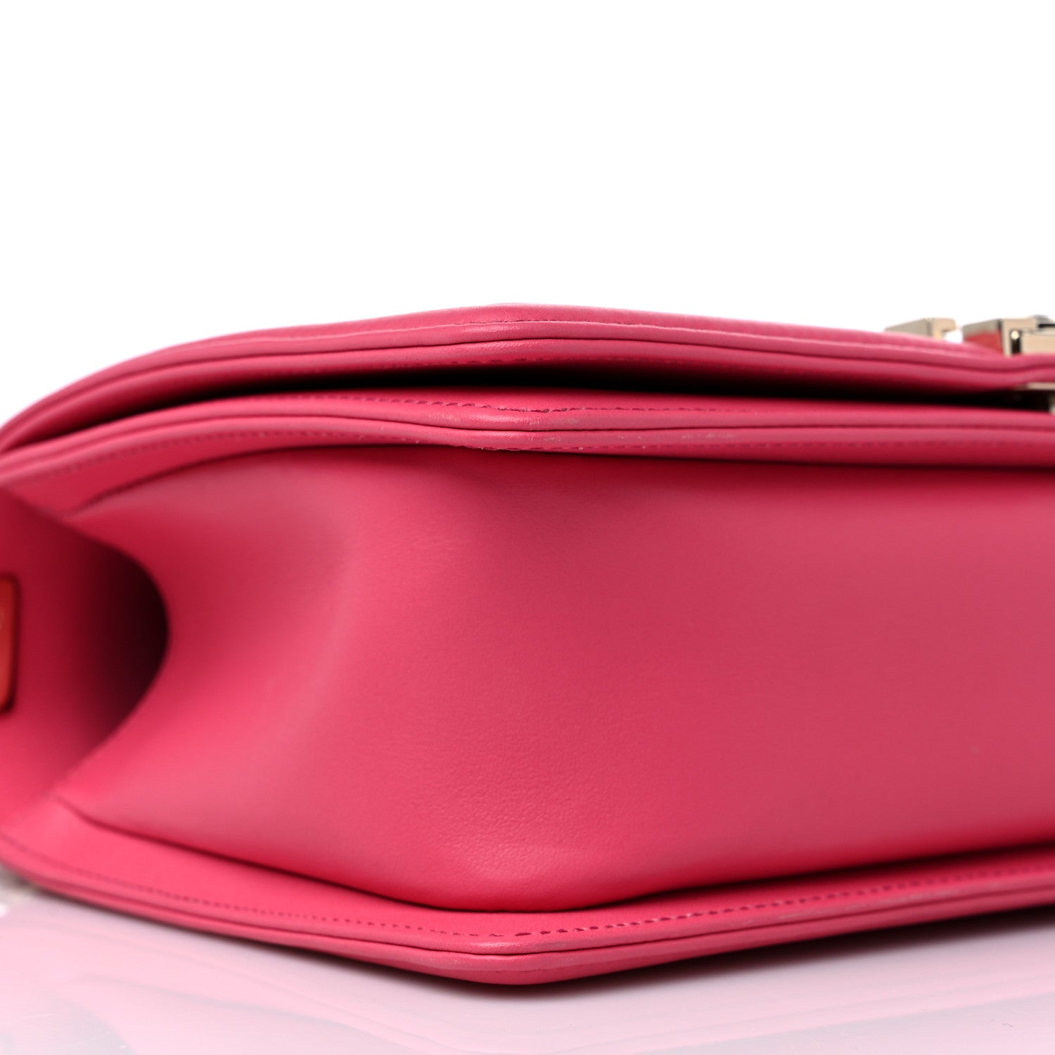 Chanel Snakeskin Medium Boy Flap Pink 8 of 12