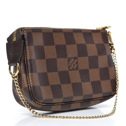 Louis Vuitton Damier Ebene Mini Pochette Accessories 3 of 9