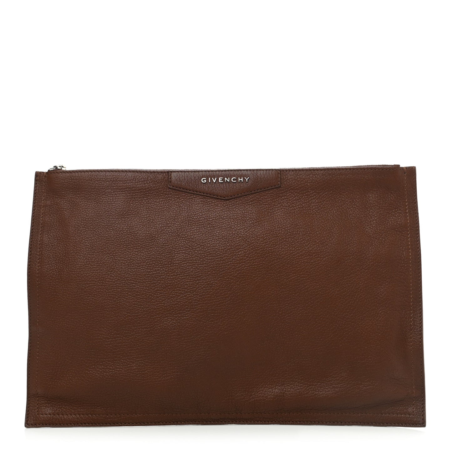 Sugar Goatskin Large Antigona Pouch Brown