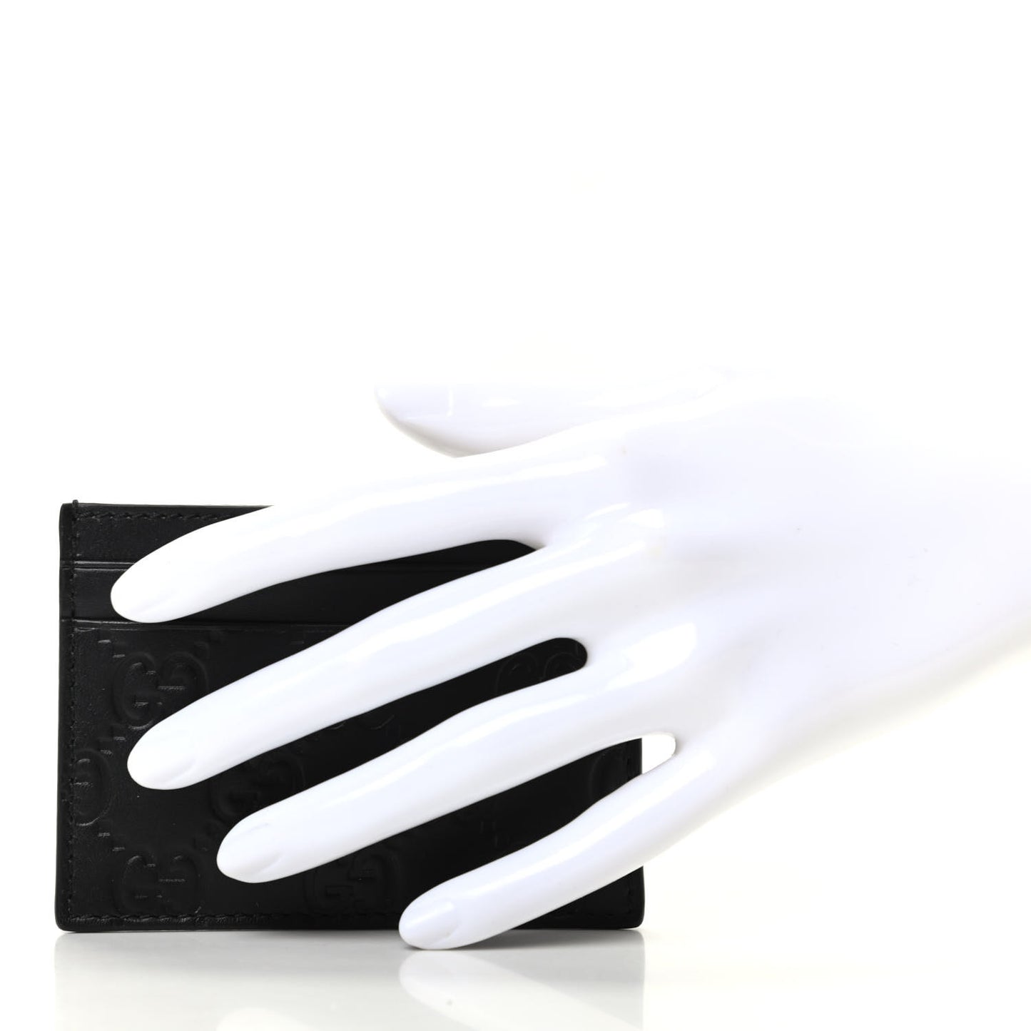 Guccissima Card Holder Black