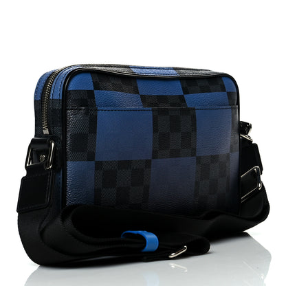 Louis Vuitton Giant Damier Graphite Alpha Messenger Bag Navy 3 of 9