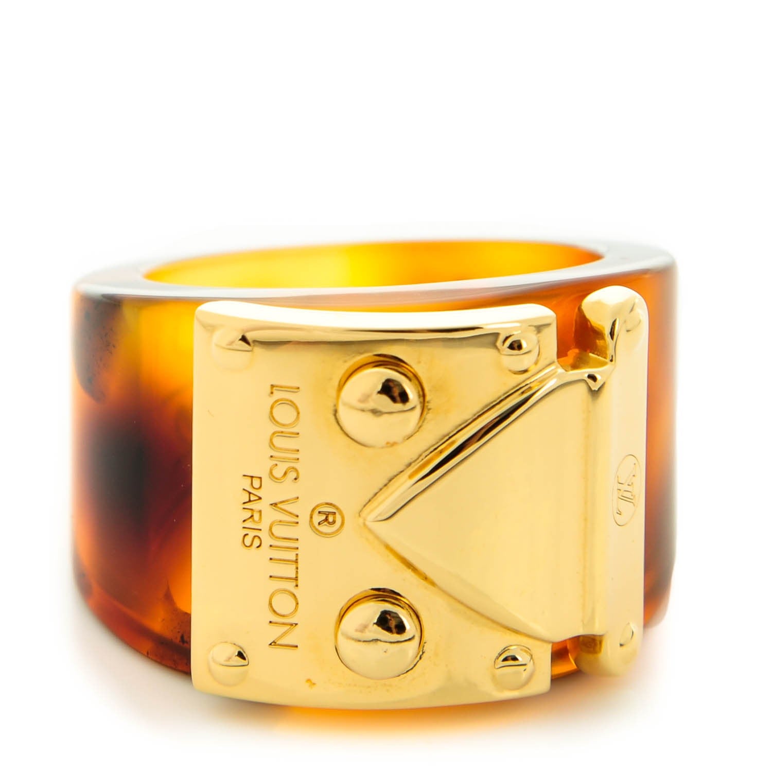 Louis Vuitton Lock Me Ring M Ecaille 1 of 6