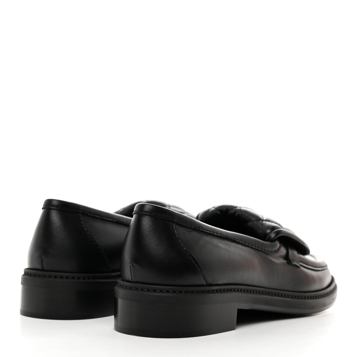 Chanel Lambskin Quilted CC Turnlock Loafers 40 Black 5 of 9