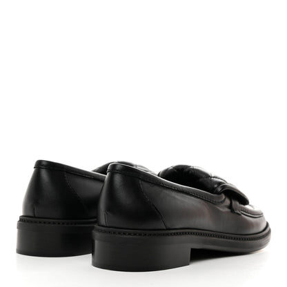 Chanel Lambskin Quilted CC Turnlock Loafers 40 Black 5 of 9