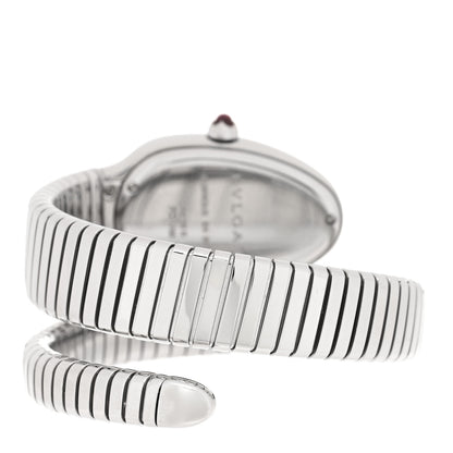 Bulgari Stainless Steel Diamond Bezel 35mm Serpenti Tubogas Quartz Watch 3 of 4