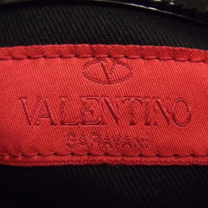 Valentino Garavani Patent Rosette Evening Clutch Black 7 of 7