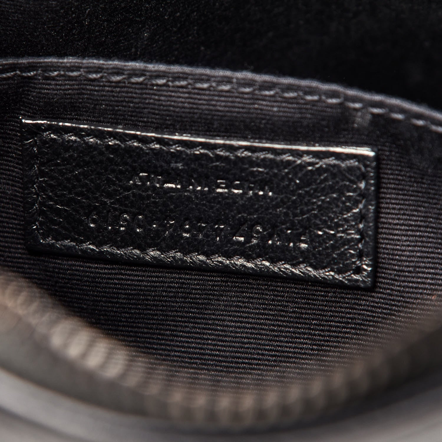 Saint Laurent Calfskin Matelasse Monogram Lou Camera Bag Black 7 of 13