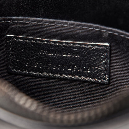 Saint Laurent Calfskin Matelasse Monogram Lou Camera Bag Black 7 of 13