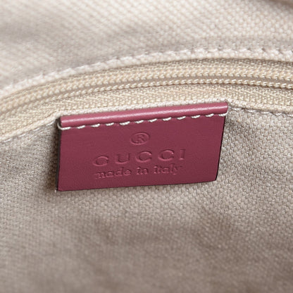 Gucci Monogram Margaux Calfskin Medium Sukey Tote Beige Ebony Vintage Rose 6 of 7