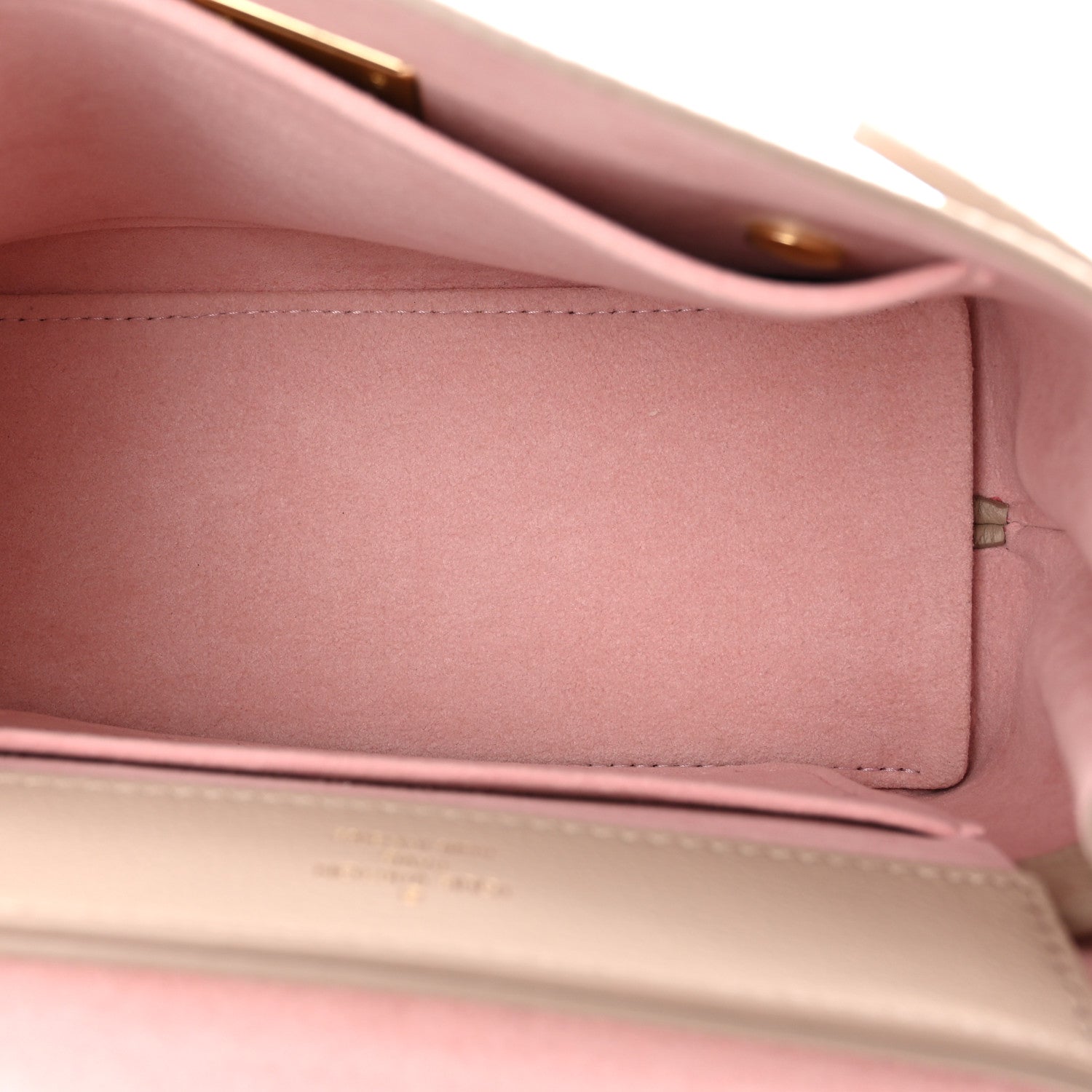 Louis Vuitton Soft Calfskin Mini Lockme Ever Greige 5 of 9