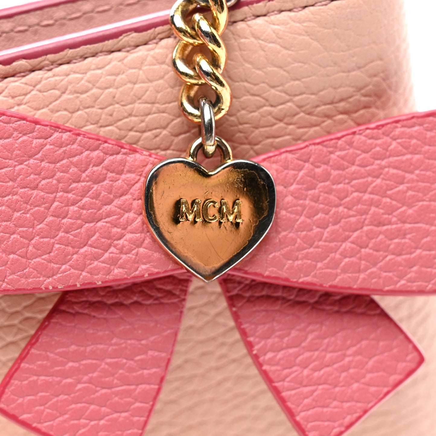 Grained Calfskin Mina Mini Wallet Pink Blush