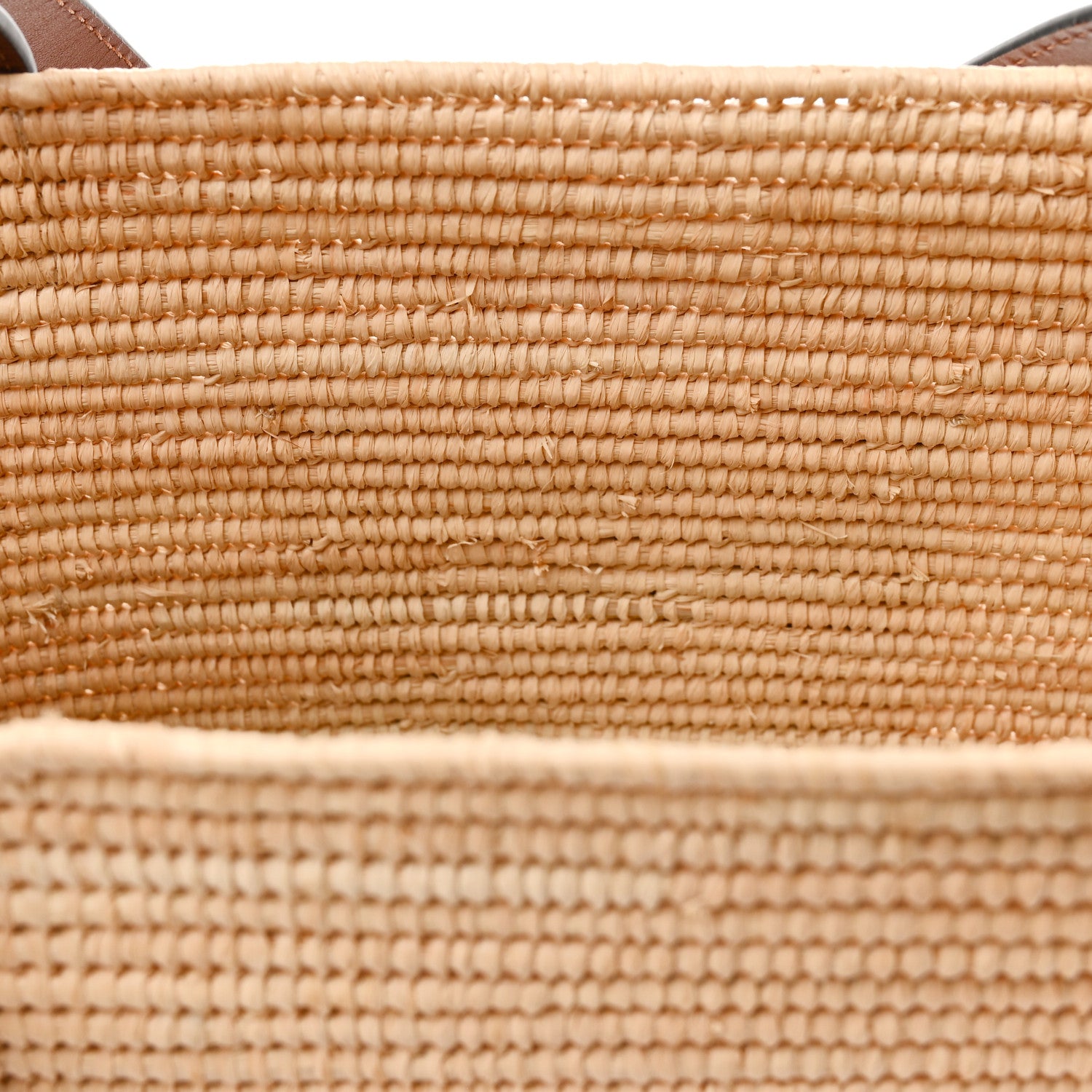 Loewe Raffia Small Square Basket Tote Bag Natural Tan 12 of 12