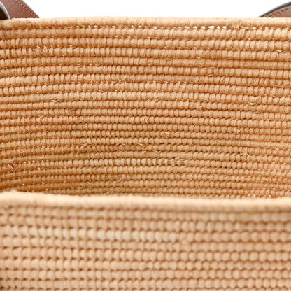 Loewe Raffia Small Square Basket Tote Bag Natural Tan 12 of 12