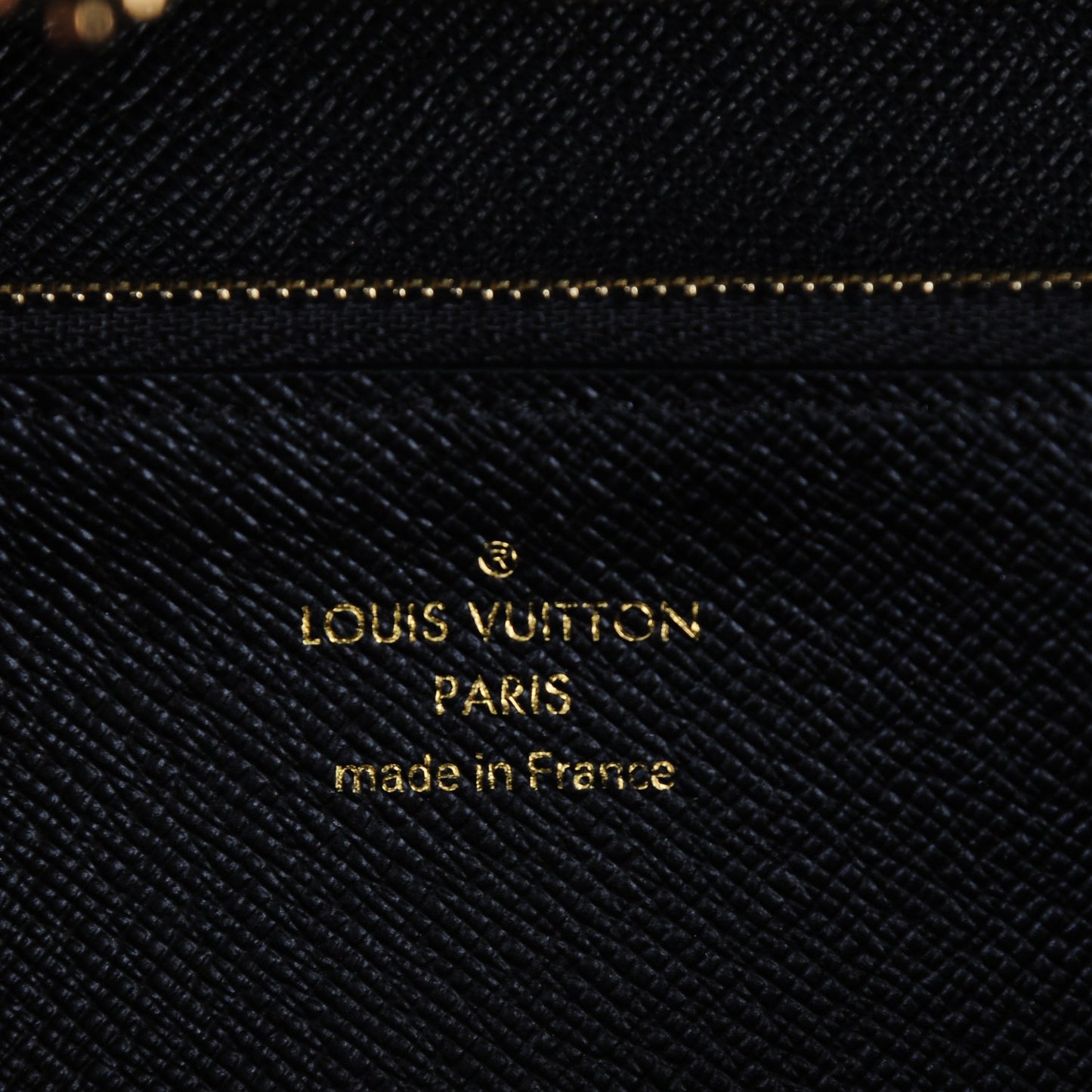 Monogram Triangle Wallet Black