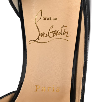 Christian Louboutin Patent Iriza 100 Pumps 38 Black 8 of 8