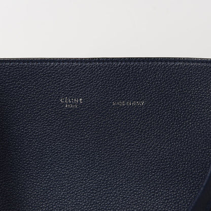 Celine Soft Grained Calfskin Small Belt Cabas Phantom Dark Blue 6 of 11
