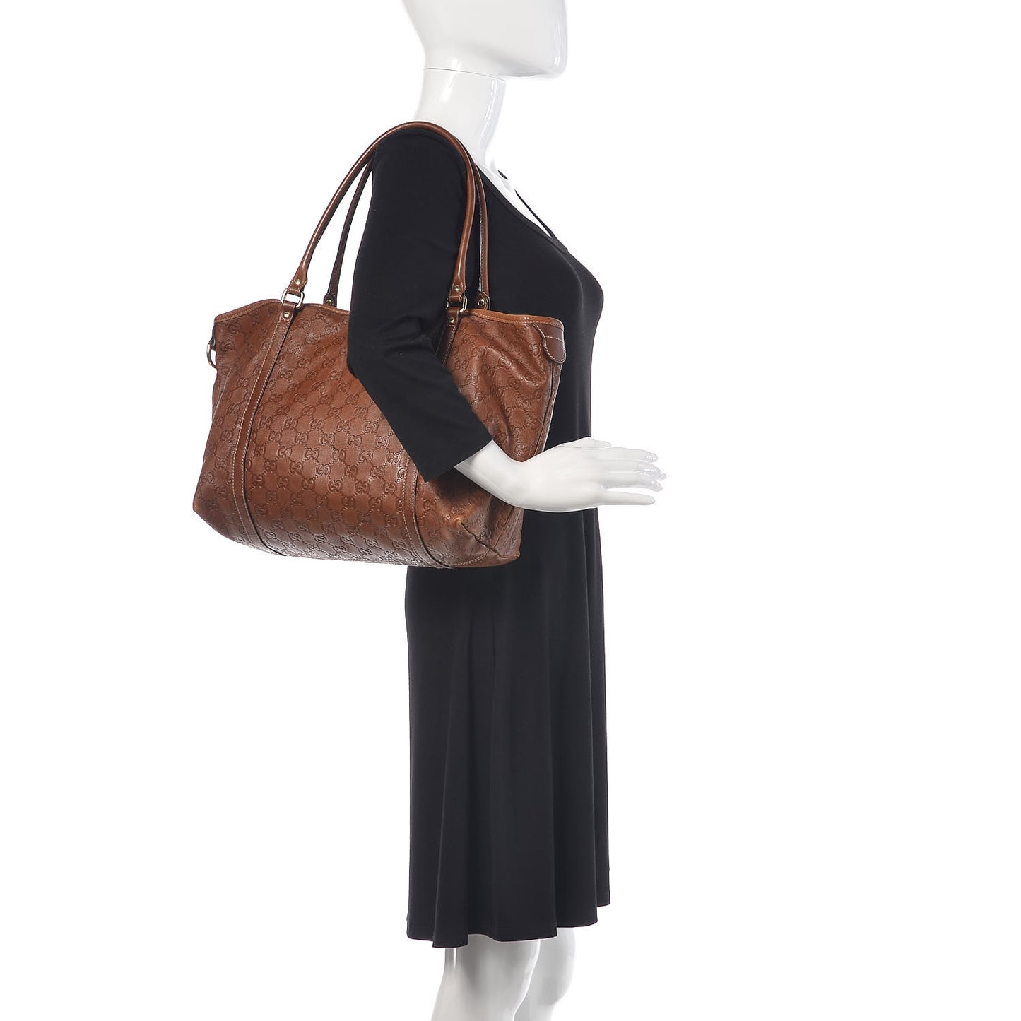 Guccissima Medium Joy Tote Brown