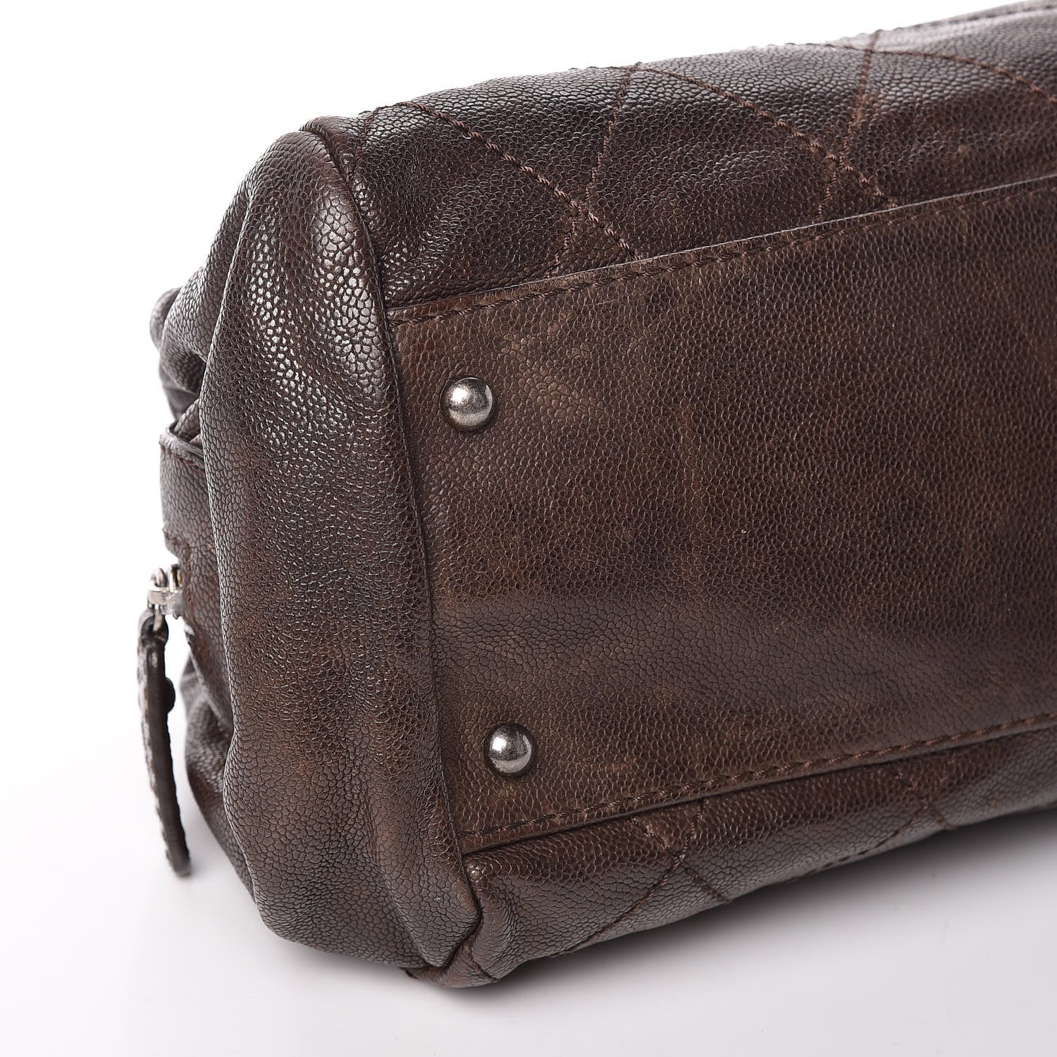 Chanel Caviar Small Outdoor Ligne Doctor Bag Brown 5 of 10