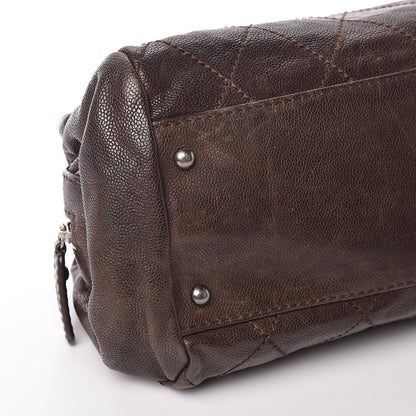 Chanel Caviar Small Outdoor Ligne Doctor Bag Brown 5 of 10