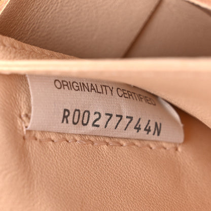 Bottega Veneta Lambskin Maxi Intrecciato Small Cassette Crossbody Bag Melon Washed 8 of 13