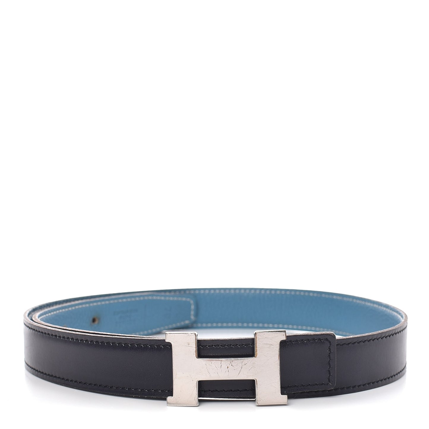 Box Togo 24mm Mini Constance H Belt Indigo Blue Jean