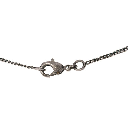 Chanel Crystal Heart Peace CC Charm Necklace 4 of 7