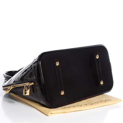 Louis Vuitton Vernis Alma GM Amarante 4 of 7