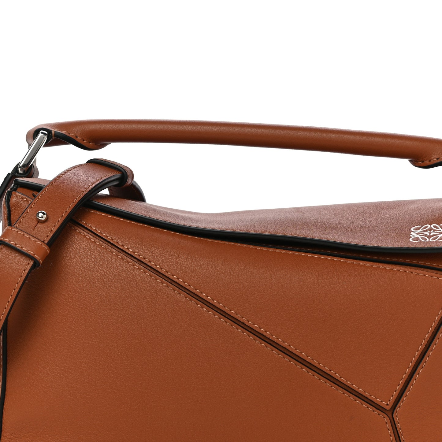 Calfskin Small Puzzle Bag Tan