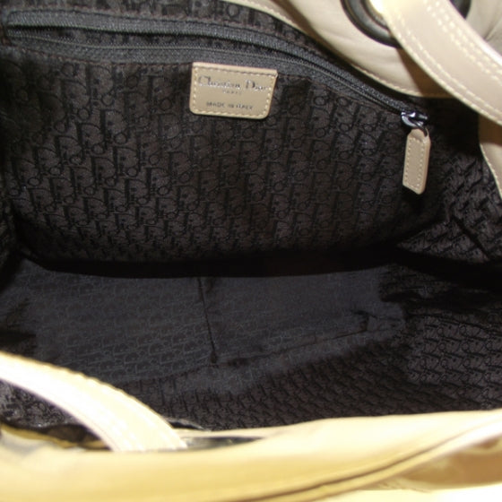 Vinyl Cannage Large Shoulder Bag