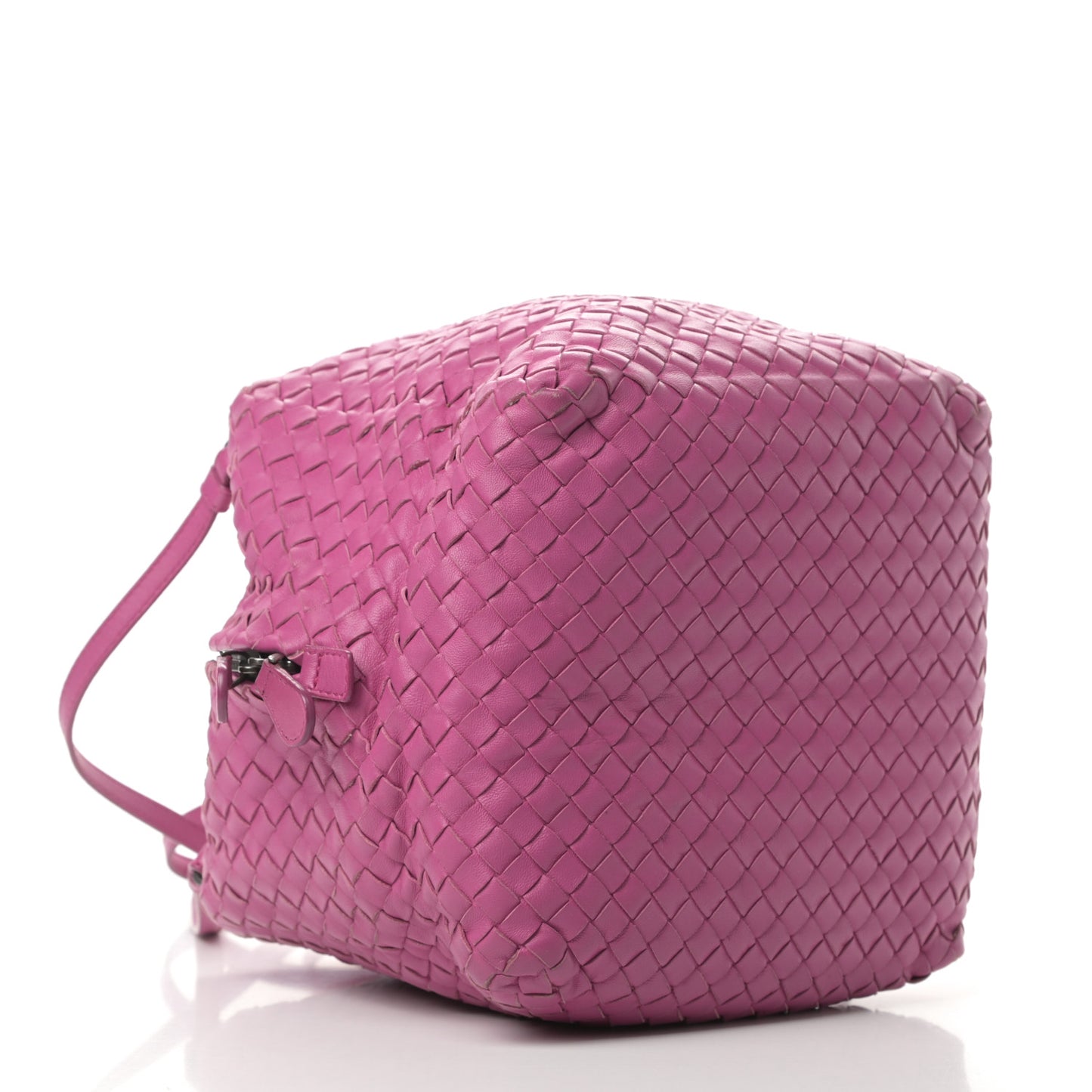 Nappa Intrecciato Cube Messenger Ametiste