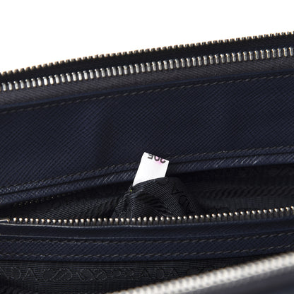 Prada Saffiano Medium Galleria Double Zip Tote Baltico 8 of 13