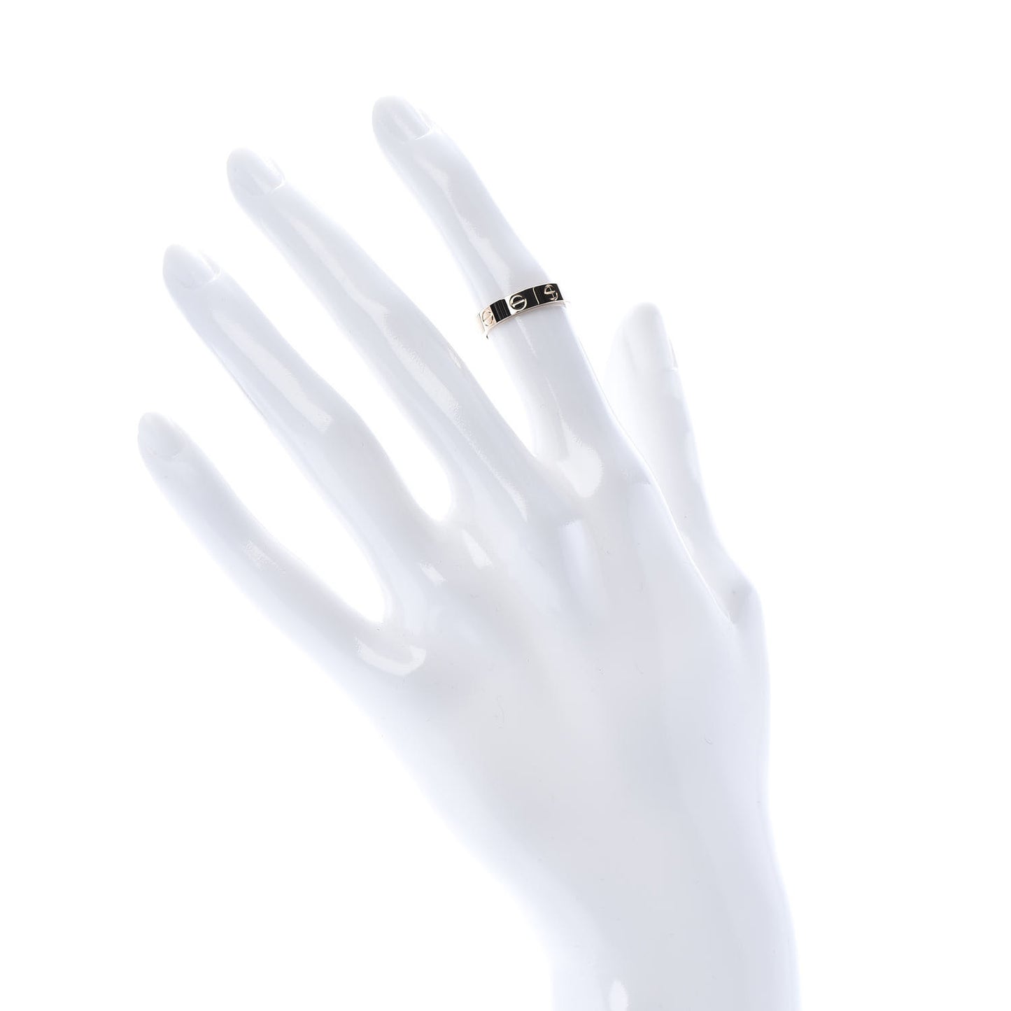 18K Pink Gold 3.5mm LOVE Wedding Band Ring 47 4