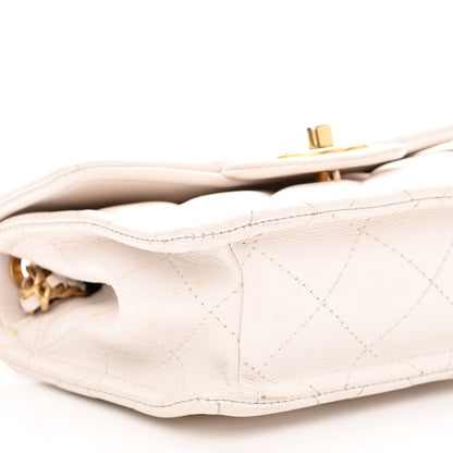 Chanel Caviar Quilted Mini Sweet Classic Flap White 9 of 11