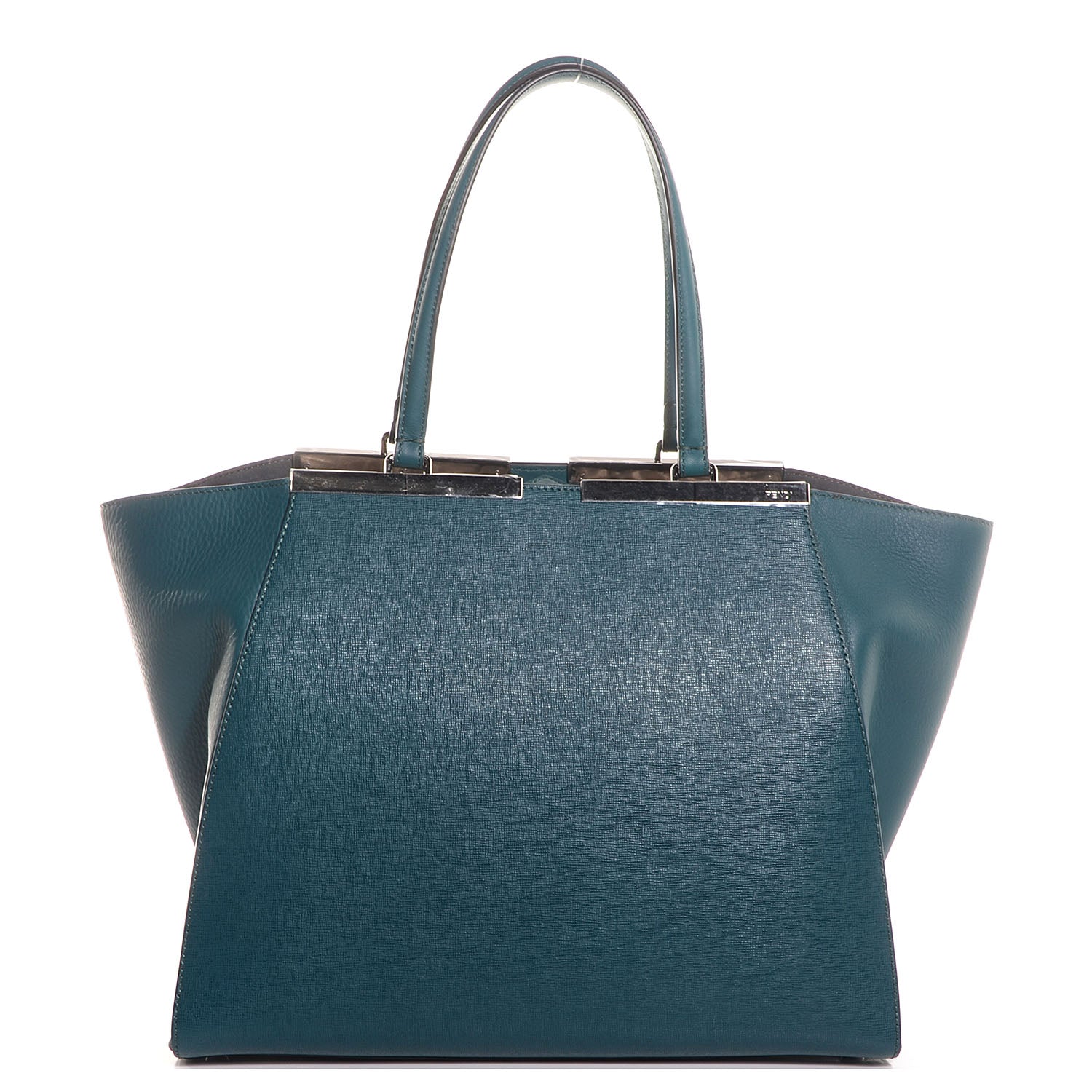 Fendi VItello Elite Flamingo Large 3Jours Tote Oceano 1 of 12