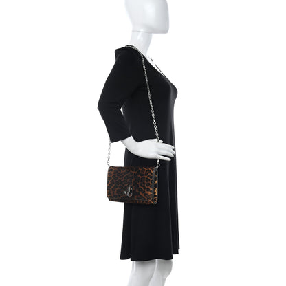 Jimmy Choo Pony Hair Leopard Varenne Chain Clutch Natural 2 of 10