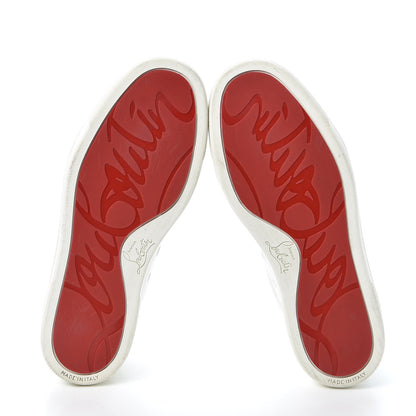 Christian Louboutin Calfskin Vieira Flat Sneakers 35.5 Latte 5 of 10