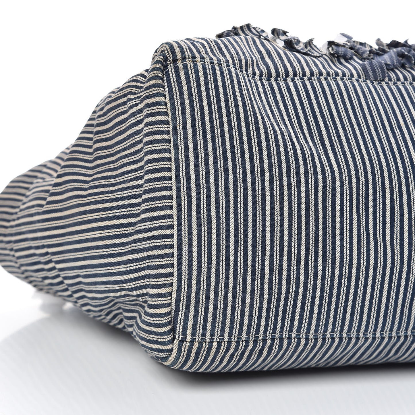 Canvas Sequin Stripe CC Tote Blue