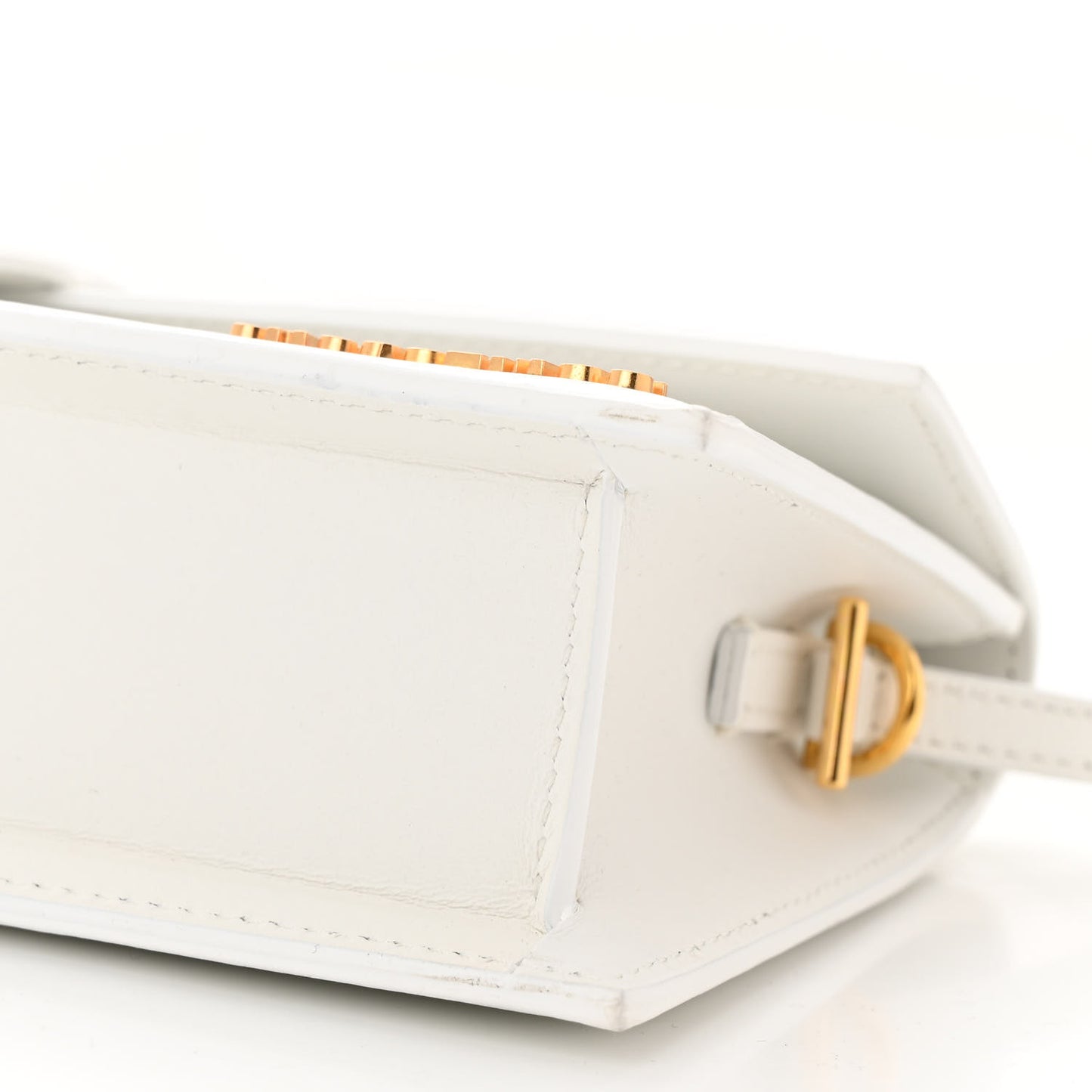 Smooth Calfskin Le Bambino Long White