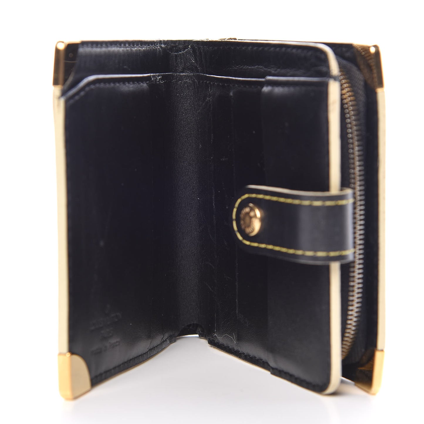 Suhali Compact Zipped Wallet Black