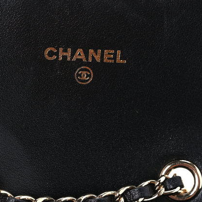 Chanel Jersey Quilted Flap Chain Waist Bag Black 5 of 11
