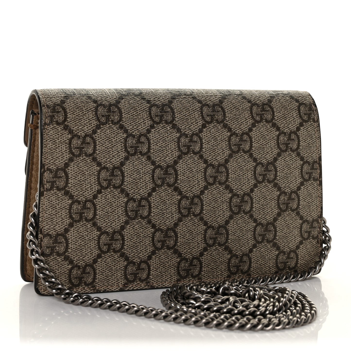 GG Supreme Monogram Super Mini Dionysus Shoulder Bag Taupe