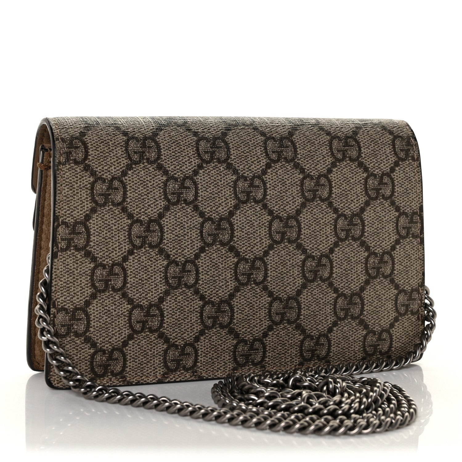 Gucci GG Supreme Monogram Super Mini Dionysus Shoulder Bag Taupe 3 of 10