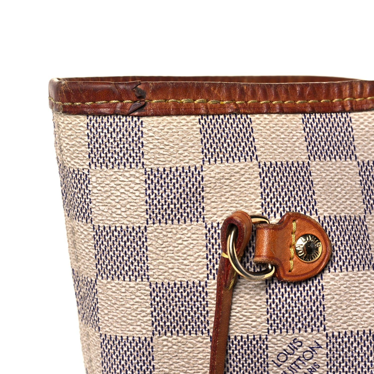 Louis Vuitton Damier Azur Neverfull MM 25 of 25