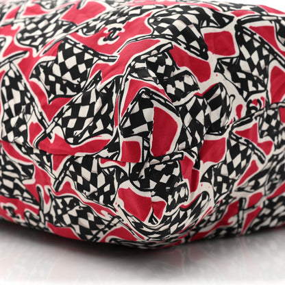 Chanel Caviar Fabric Quilted Foldable Tote With Chain Black Multicolor 13 of 15