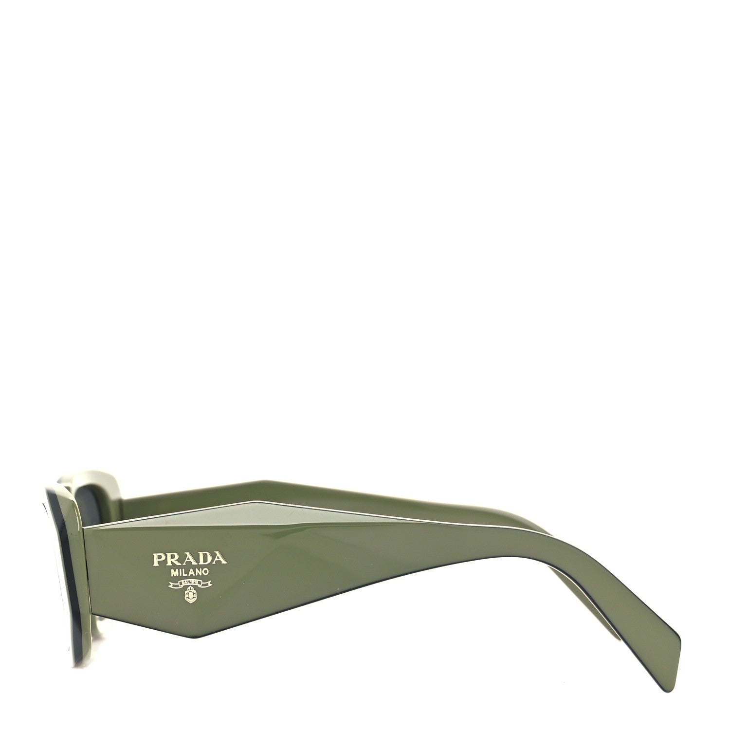 Prada Acetate Symbole Sunglasses SPR 17W Green 3 of 7