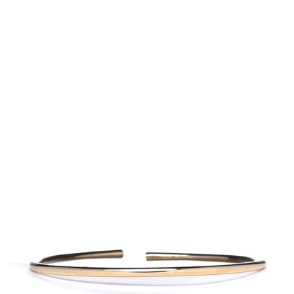 Tiffany 18K Yellow Gold Blue Sapphire Sparklers Wire Cuff Bracelet 3 of 4