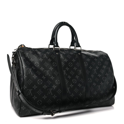 Louis Vuitton Monogram Eclipse Keepall Bandouliere 45 2 of 10
