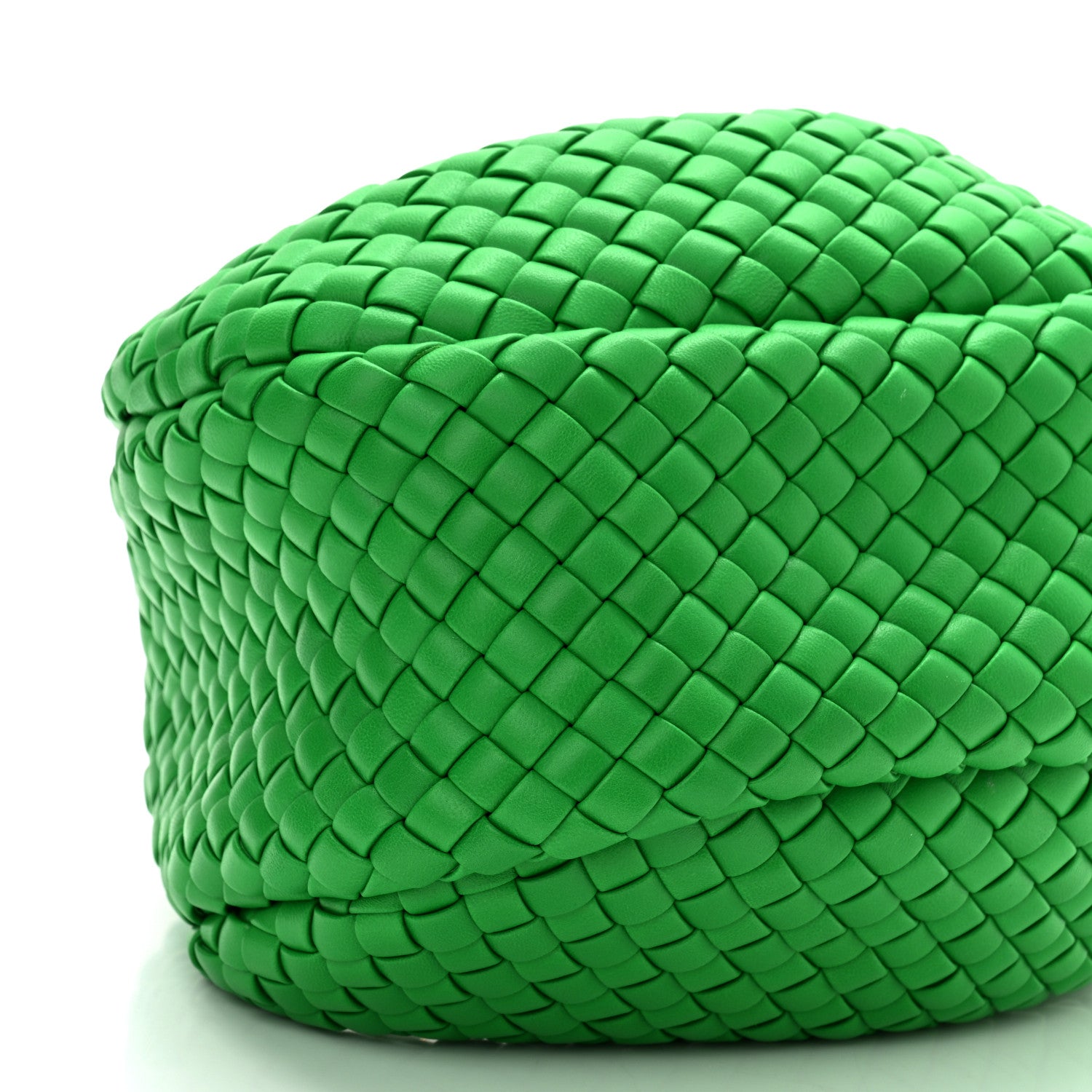 Bottega Veneta Rubber Intreccio Padded Mini Jodie Parakeet 8 of 9