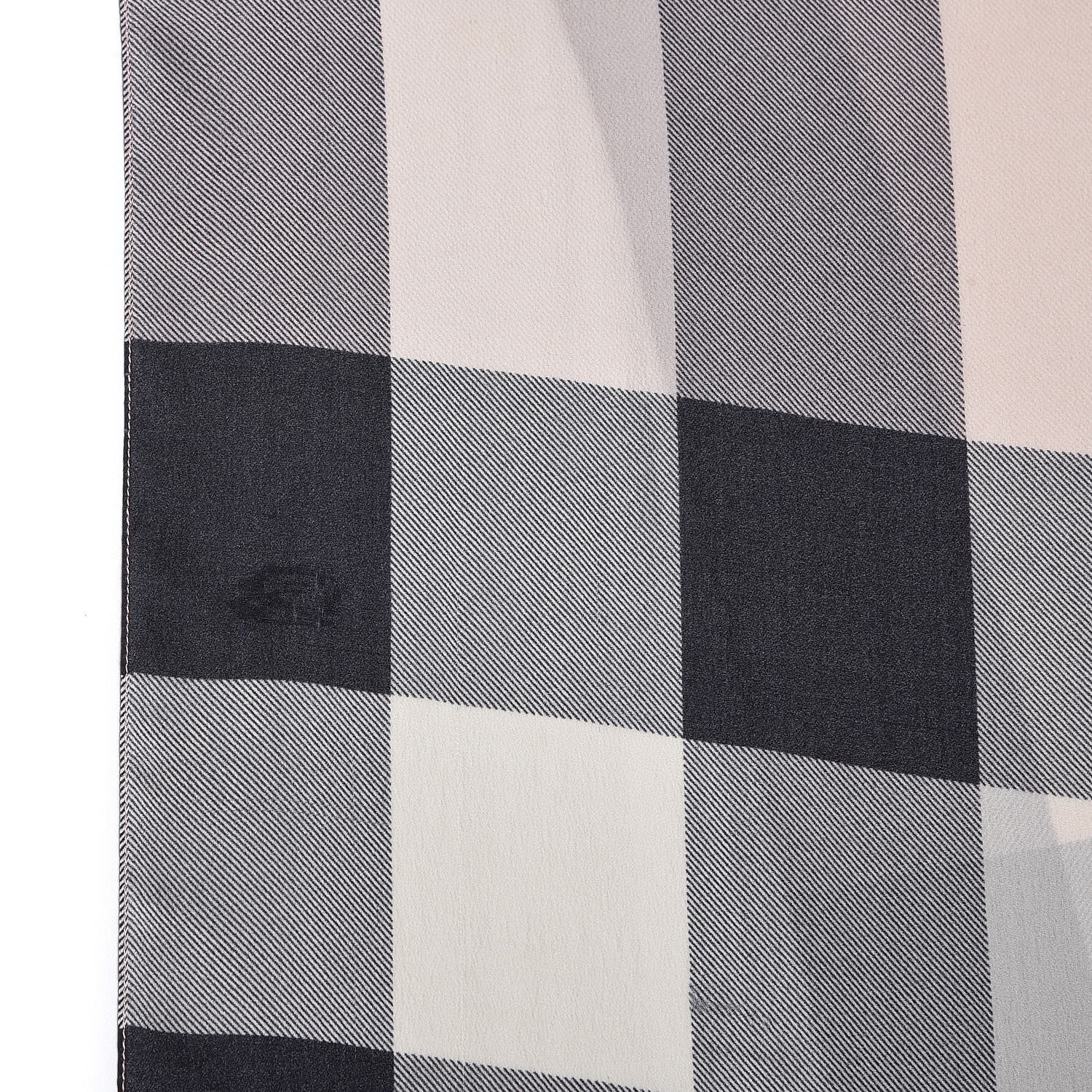 Burberry Silk Giant Check Scarf Pink 6 of 8