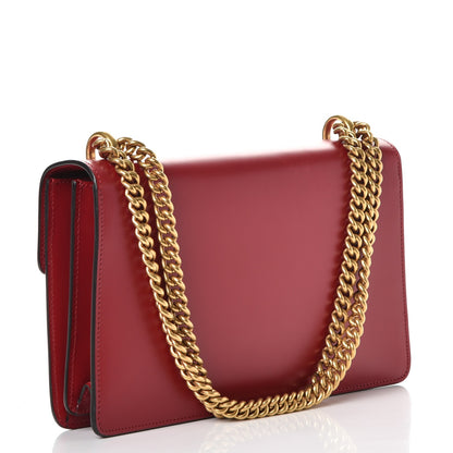 Gucci Knight Calfskin Medium GG Marmont Chain Handle Bag Hibiscus Red 4 of 8